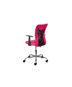 POLTRONCINA UFFICIO CON BRACCIOLI TRASPIRANTE ED ELEVABILE DA 85-95 CM